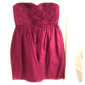 Rebecca Taylor size 6 strapless mini